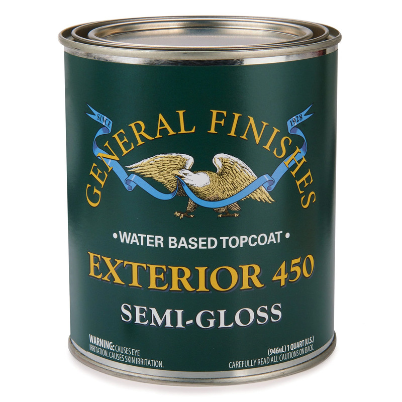Exterior 450 Water Based Varnish - Sheen:Semi-Gloss - Size:1 Quart